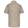 Chemise popeline polycoton manches courtes entretien facile homme