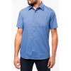 Chemise popeline polycoton manches courtes entretien facile homme