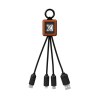 Câble Square wood 4-en-1 (Import)