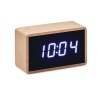 MIRI CLOCK - Réveil LED boîtier en bambou
