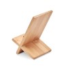 Support de tlphone personnalisable en bambou