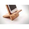 Support de tlphone personnalisable en bambou