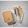 TUNDRA LUNCHBOX - Lunchbox en verre et bambou