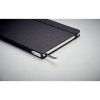 Carnet A5 publicitaire avec couverture en RPET 600D