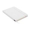 Carnet A5 publicitaire avec couverture en RPET 600D