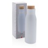 Bouteille isotherme et étanche avec couvercle en acier Clima