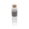 Bouteille en verre avec couvercle en bambou Impact