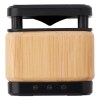 Enceinte et chargeur à induction en bambou Nova