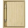Carnet A5 avec couverture en bambou Jo