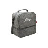 Sac à bento isotherme 'Uji', gris chiné RPET
