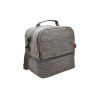 Sac à bento isotherme 'Uji', gris chiné RPET