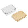 Boîte à déjeuner ROSILI L, avec couvercle en bambou: capacité env. 1.060 ml