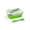 SAFFRON. Lunch Box. Boîte hermétique rétractable en silicone et PP 640 mL