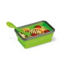 SAFFRON. Lunch Box. Boîte hermétique rétractable en silicone et PP 640 mL
