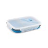 DILL. Lunch Box. Boîte hermétique rétractable en silicone et PP (480 et 760 mL)