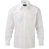 Chemise homme popeline polycoton manches longues