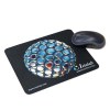 Tapis de souris 2 en 1 en microfibre 180x220 mm
