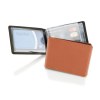 Porte-cartes à feuillets en PU