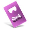 Plaque aluminium décapsuleur - PUHT sérigraphie 1 couleur 1 position