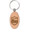 Porte-clés bois - P.U.H.T marquage sérigraphie 1 couleur 1 face