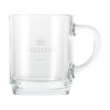 Tasse à thé empilable en verre solide et épais