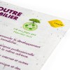 CARTE GRAINES À PLANTER A5 - 140 g Recto