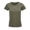 Tee-shirt femme jersey col rond ajusté - CRUSADER WOMEN