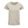 Tee-shirt femme jersey col rond ajusté - CRUSADER WOMEN