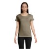 Tee-shirt femme jersey col rond ajusté - PIONEER WOMEN