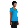 Tee-shirt femme jersey col rond ajusté - PIONEER WOMEN
