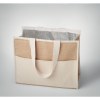 CAMPO DE GELI - Sac shopping en toile et jute