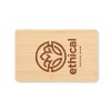 CUSTOS + - Carte RFID bambou