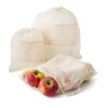 Set de 3 sacs filets en coton Adele