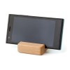 Support de téléphone en bois d'hévéa Nyla