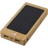 Power bank solaire en bambou, 8 000mAh Joan