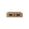 Power bank solaire en bambou, 8 000mAh Joan