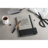 ROUSSEAU. Bloc-notes A5 en fibre de paille et toile de coton avec pages lignées