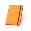 WATTERS. Bloc-notes A5 en PU fluorescent avec pages lignées