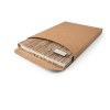 NERUDA. Bloc-notes A5 en fibre de paille naturelle avec pages lignées recyclées