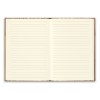 NERUDA. Bloc-notes A5 avec couverture rigide en fibre de paille naturelle
