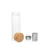 MAKAROVA. Bouteille avec infuseur 490mL en verre borosilicate