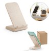 ENGLERT. Support de téléphone portable avec chargeu sans fil en fibre de paille de blé et ABS