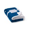 HEIDEN. Couverture polaire réversible (190 g/m²) avec ruban de satin et carte personnalisée