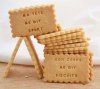 Biscuit avec message ou logo