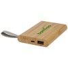 Batterie de secours Tulda de 5 000 mAh en bambou