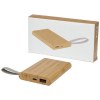Batterie de secours Tulda de 5 000 mAh en bambou