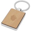 Porte-clés rectangulaire Mauro en bois de hêtre