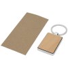 Porte-clés rectangulaire Mauro en bois de hêtre