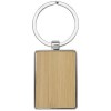 Porte-clés rectangulaire Neta en bambou