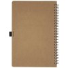 Carnet Cobble A5 à spirales en carton recyclé avec papier de pierre